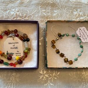 Beaded Bracelet Set.